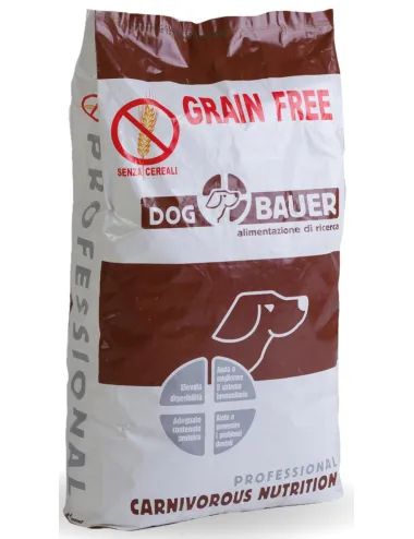 Sacco 9 Kg crocchette per cani linea Grain Free Dogbauer Maiale