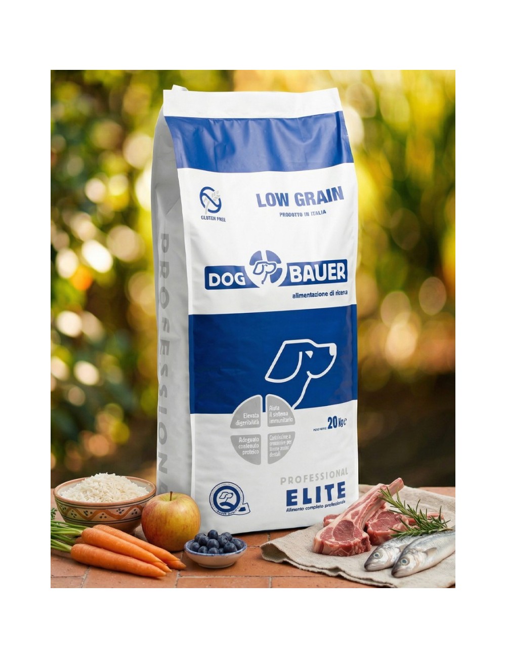 Agnello e Pesce Low Grain - con Mele, Carote e Mirtilli