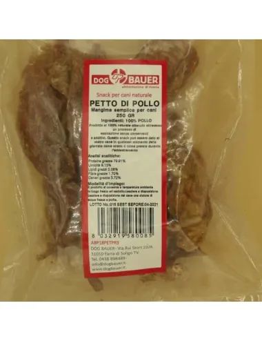 Carne Essiccata per Cani Dogbauer 3 confezione da 250 grammi